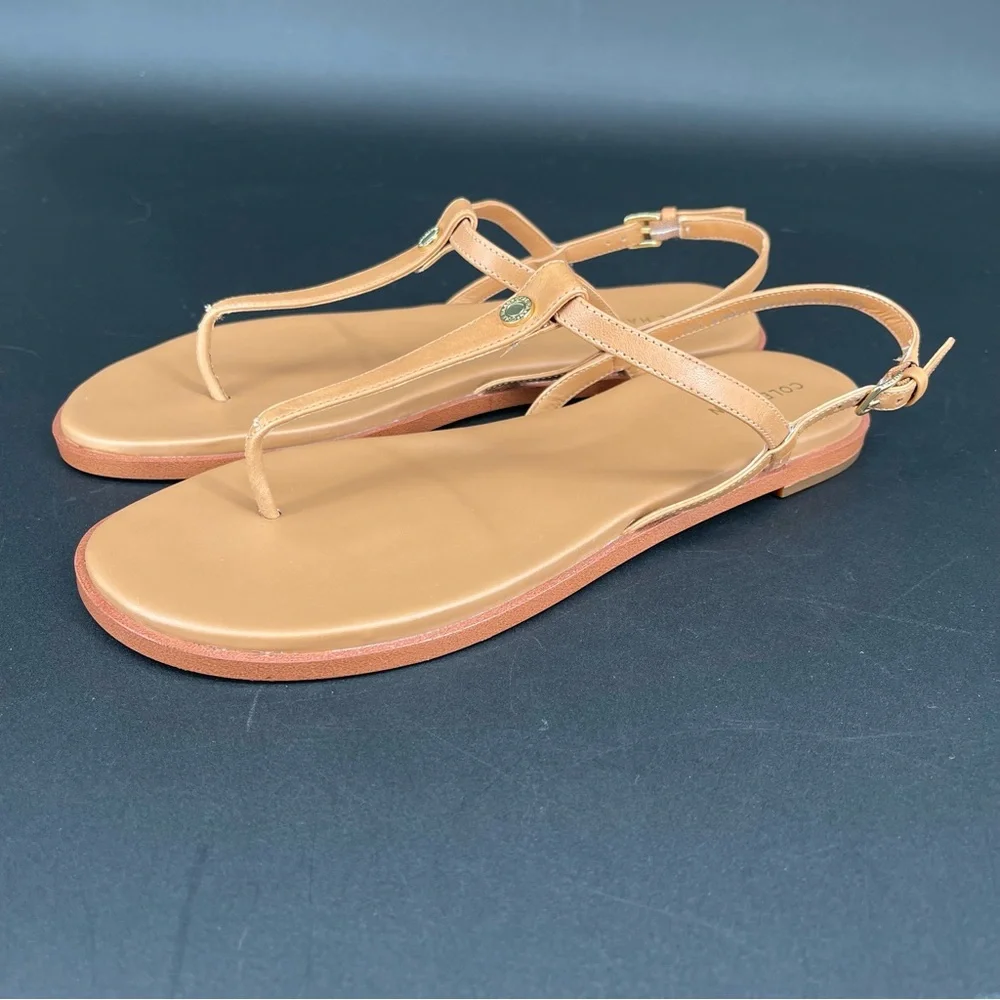 New ~ COLE HAAN Flora Leather Thong Sandals Size 9